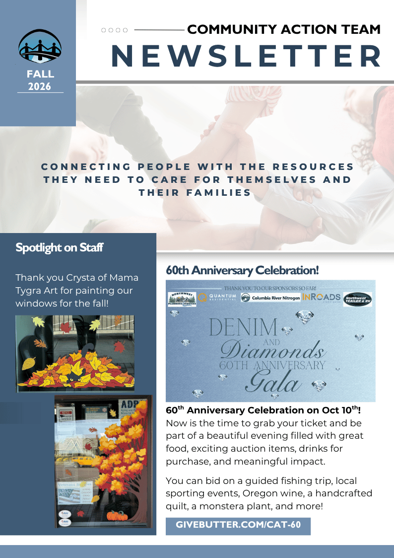 First page of CAT Newsletter fall 2026 - click image to read the full newsletter